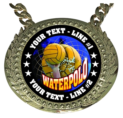 Personalized Waterpolo Champion Champ Chain