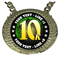Personalized 10K Champion Champ Chain
