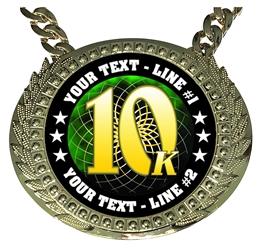 Personalized 10K Champion Champ Chain