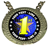 Personalized 1st Place Champion Champ Chain