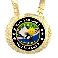 Personalized Pickleball Champion Champ Chain