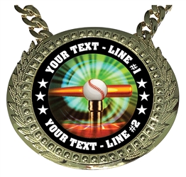 Personalized Tee Ball Champion Champ Chain