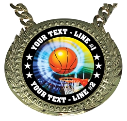 Personalized Basketball Champion Champ Chain
