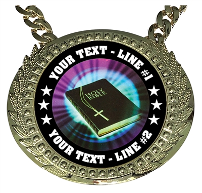 Personalized Holy Bible Champion Champ Chain