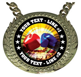 Personalized Boxing Champion Champ Chain