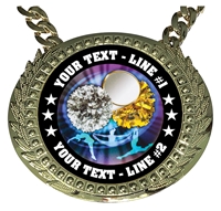 Personalized Cheerleading Champion Champ Chain