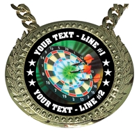 Personalized Darts Champion Champ Chain
