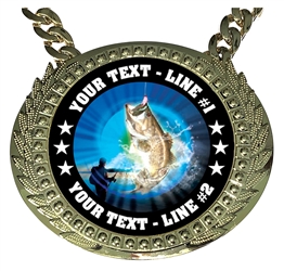 Personalized Fishing Champion Champ Chain