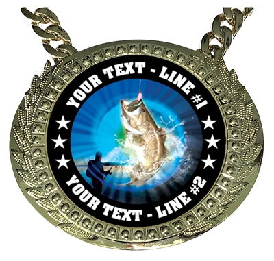 Personalized Fishing Champion Champ Chain