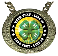 Personalized 4H Champion Champ Chain