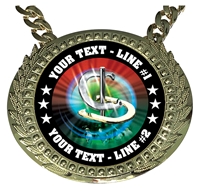 Personalized Horshoes Champion Champ Chain