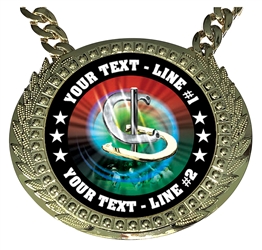 Personalized Horseshoes Ringer Champ Chain MY429