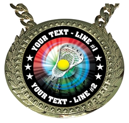 Personalized Lacrosse Champ Chain MY431