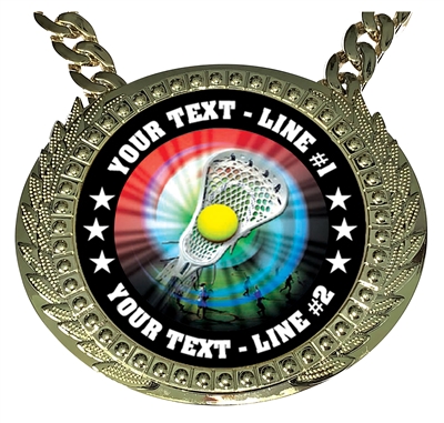 Personalized Lacrosse Champion Champ Chain