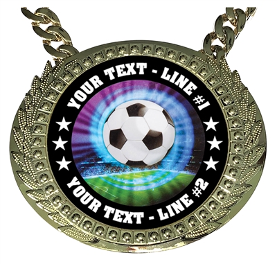 Personalized Soccer Champion Champ Chain