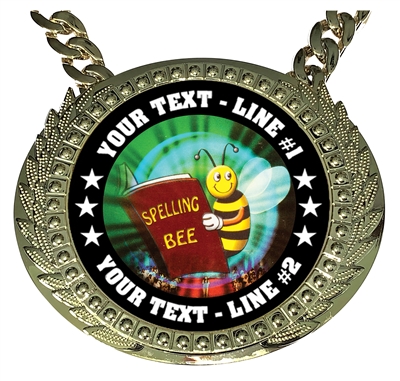 Personalized Spelling Bee Champion Champ Chain