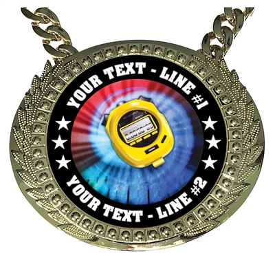 Personalized Swimming Champion Champ Chain