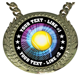 Personalized Tennis Champion Champ Chain