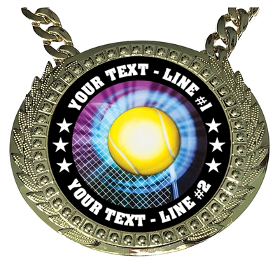 Personalized Tennis Champion Champ Chain