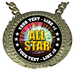 Personalized All Star Champion Champ Chain
