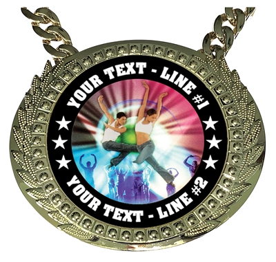 Personalized Modern Dance Champion Champ Chain