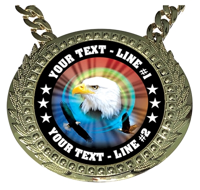 Personalized American Eagle Champion Champ Chain