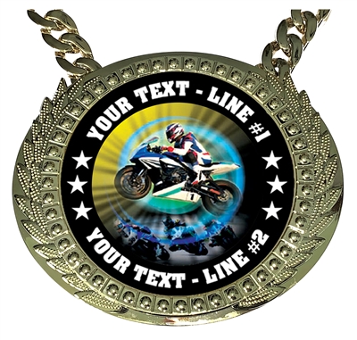 Personalized Motorcycle Champion Champ Chain