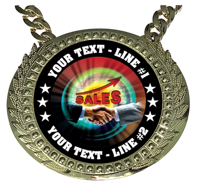 Personalized Top Sales Champion Champ Chain