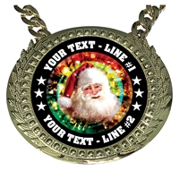 Personalized Santa Claus Christmas Champion Champ Chain