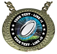 Personalized Rugby Champ Champion Champ Chain