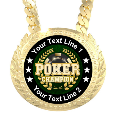 Personalized Poker Champion Champ Chain