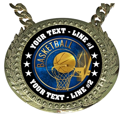 Personalized Basketball Champion Champ Chain
