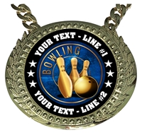 Personalized Bowling Champion Champ Chain