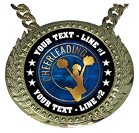 Personalized Cheerleading Champion Champ Chain