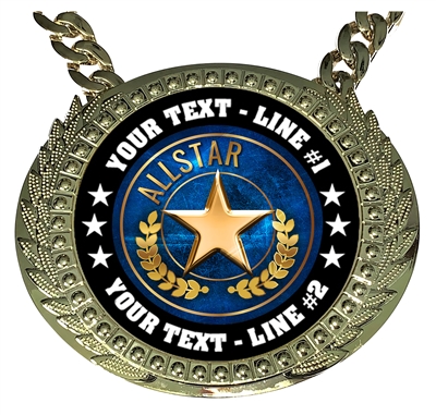 Personalized All Star Champion Champ Chain