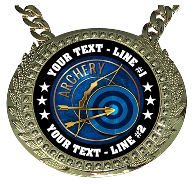 Personalized Archery Champion Champ Chain