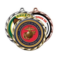 2-1/4"  Medals w/ 2" Full Color Custom Insert sl-022a